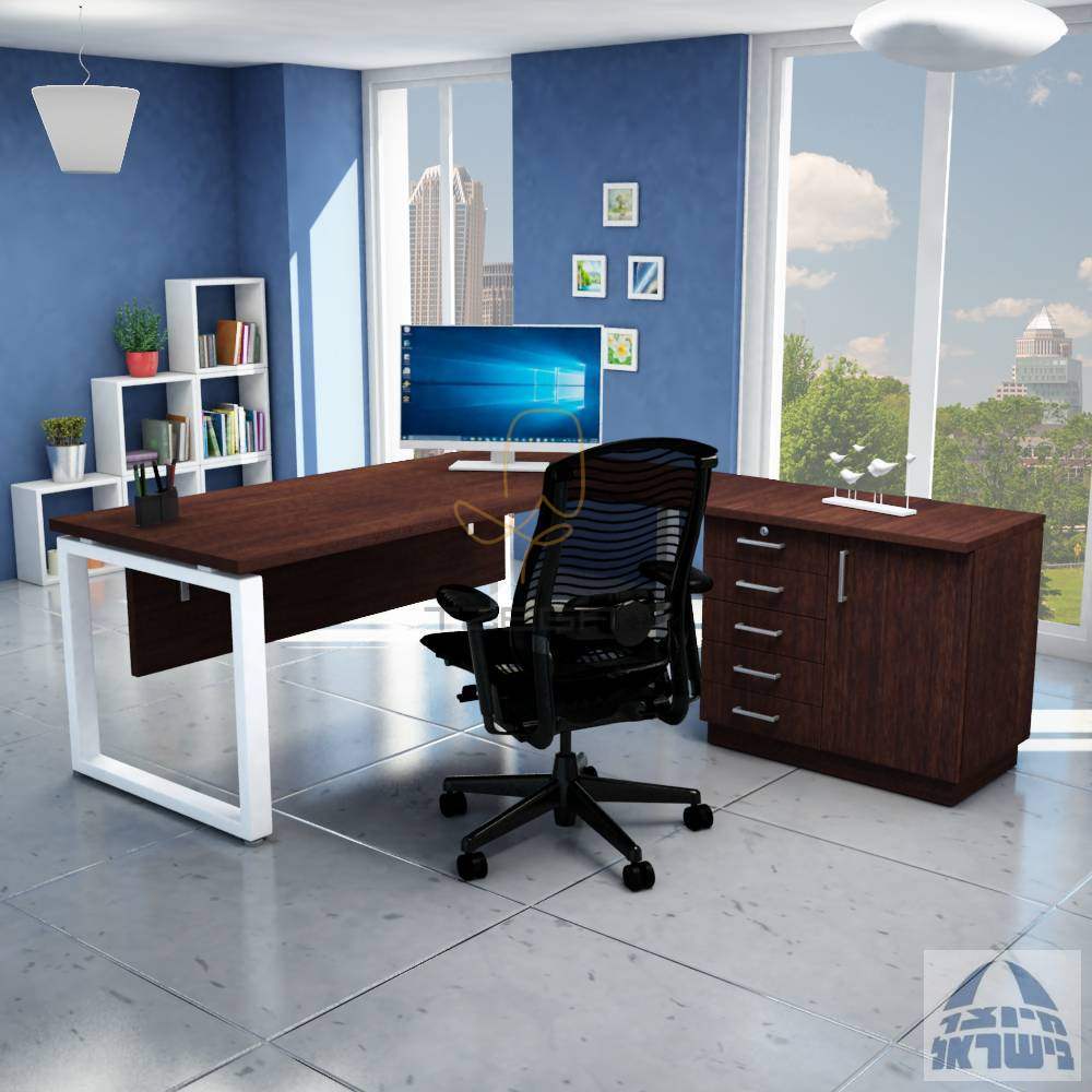 שולחן טובל לבן יקרתי דגם פינתי